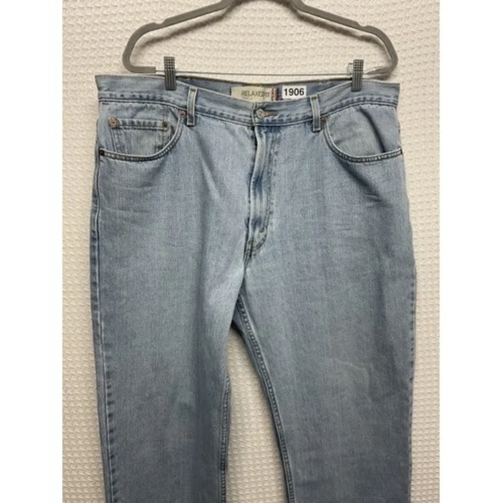 Levi's 505 Regular Fit‎ Blue Light Wash Mid Rise Denim Jeans Men 40x30 India